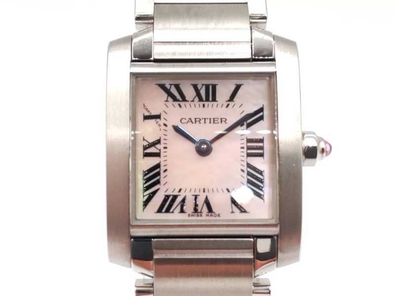 カルティエ買取　タンクフランセーズSM　W51028Q3